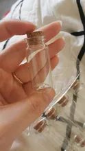 Clear Vials Glass-Bottles Cork Gifts Empty Wedding Small Home-Decoration for Holiday