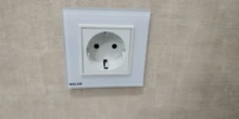 Power-Socket Module Outlet Glass-Panel Wall Safety WELAIK 220v 16a Diy-Parts EU A8EW