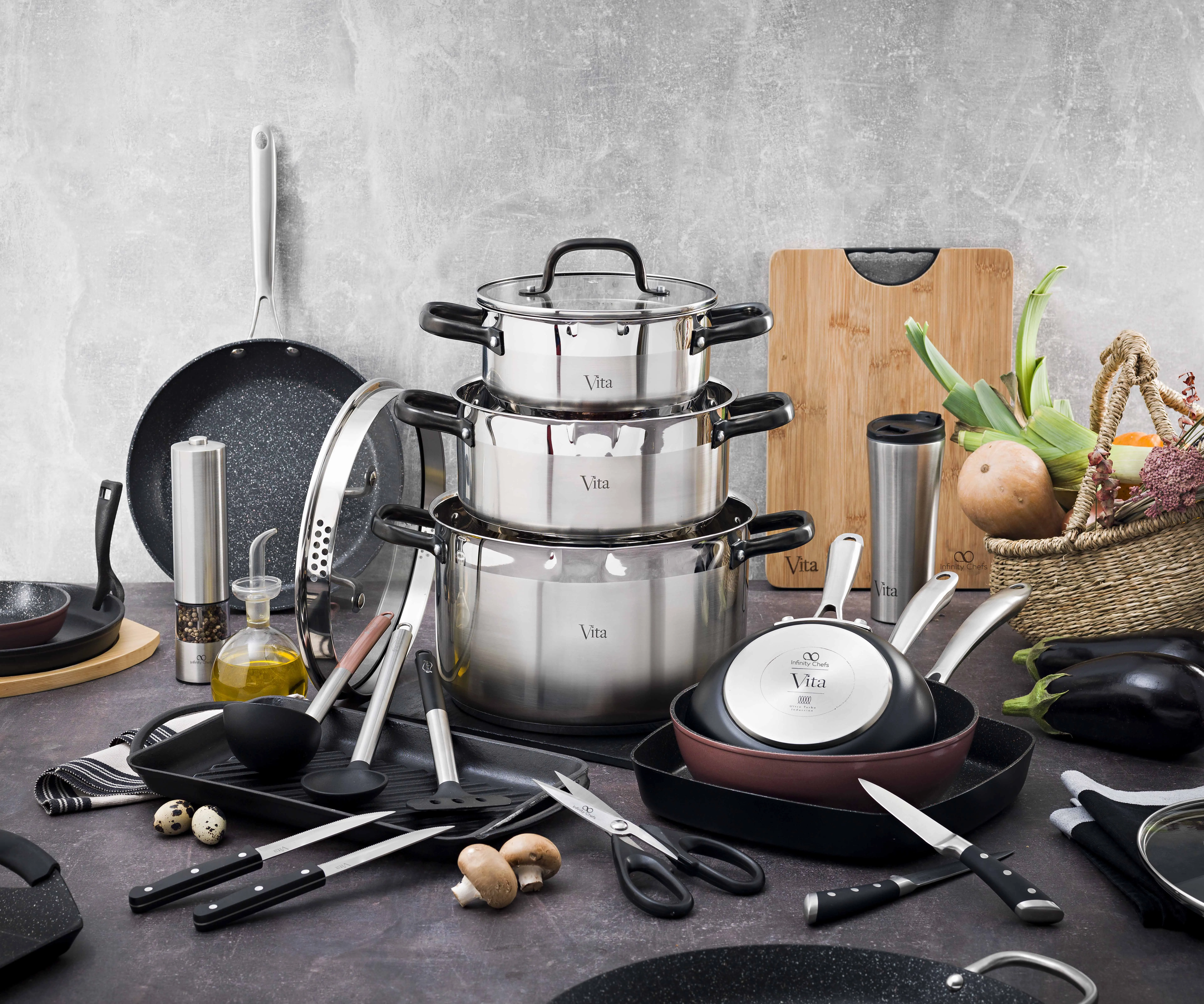 SAN IGNACiO coleccion Vita cooking pots and utensils - AliExpress