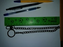 Llavero antipérdida metálico, llavero con mosquetón de 40cm para la cartera, para pantalones hípster, de estilo punk rock y hip hop, para hombres