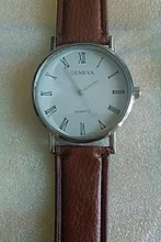 Reloj de cuero decorativo con correa para hombre, deportivo, de pulsera