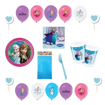 

Elsa Frozen Profits Country Presentation Party Supplies Kit 24 Personality