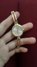 Reloj de pulsera de acero inoxidable para mujer, pulsera de cuarzo pequeña, de lujo, a la moda, sencillo, 1 Uds.