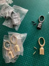 Clip de cierre de langosta para bolsa, hebilla de Metal para perros, 1 ud.