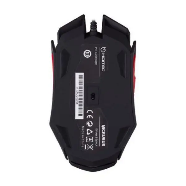 Игровая мышь Hiditec Micrurus 8100 точек/дюйм черный красный
