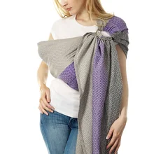 Baby sling MUM'S ERA Слинг с кольцами ДИАМАНТ Удобный слинг для новорожденных Детский слинг Колыбель для переноски младенца