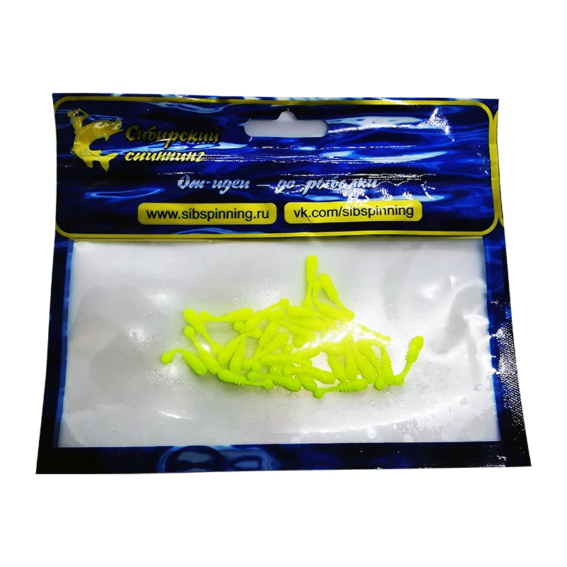 Силиконовая приманка &quotWhitebait&quot 18 мм (30 шт/пакет) | Спорт и развлечения