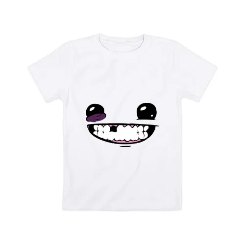 Children's Tshirt Cotton Super Meat Boy Face Tshirts AliExpress