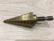 Taladro de cono de titanio hexagonal HSS 4241 de 4-22MM, cortador de agujeros para hoja de acero de alta velocidad, carpintería, madera, Metal, herramientas eléctricas de perforación