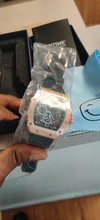 Reloj deportivo con esfera grande para hombre, cronógrafo de cuarzo, militar, dorado, de lujo, Hip-Hop