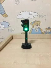 Miniseñal de tráfico con sonido LED para niños y niñas, bloques de luz de carretera con sonido LED, rompecabezas educativo de seguridad para niños, juguetes de tráfico, regalos