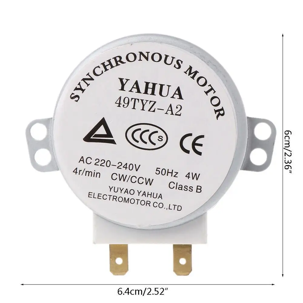 Универсальный микроволновый поворотный стол мотор 4 W-220 V-5/6r
