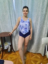 2019 mujeres acanalada alta cintura Bikini 2019 de talla grande traje de verano traje de baño flamencos traje de baño para playa de Bikini de Mujer