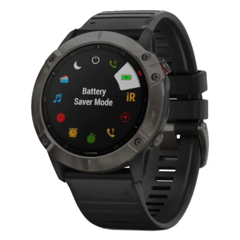 Смарт часы Garmin Fenix 6x Sapphire Carbon Gray GPS (010 02157 11) официальная гарантия 2 года спорт