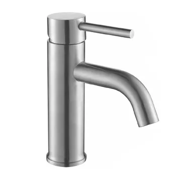 

Basin mixer Melana f6111 stainless steel, single lever, satin, cast
