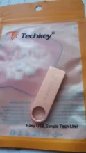 TECHKEY-Dispositivo metálico USB de memoria flash para ordenador, pendrive de 4, 8, 16, 32 y 64 Gb, memoria USB, resistente al agua, nuevo modelo, para regalo