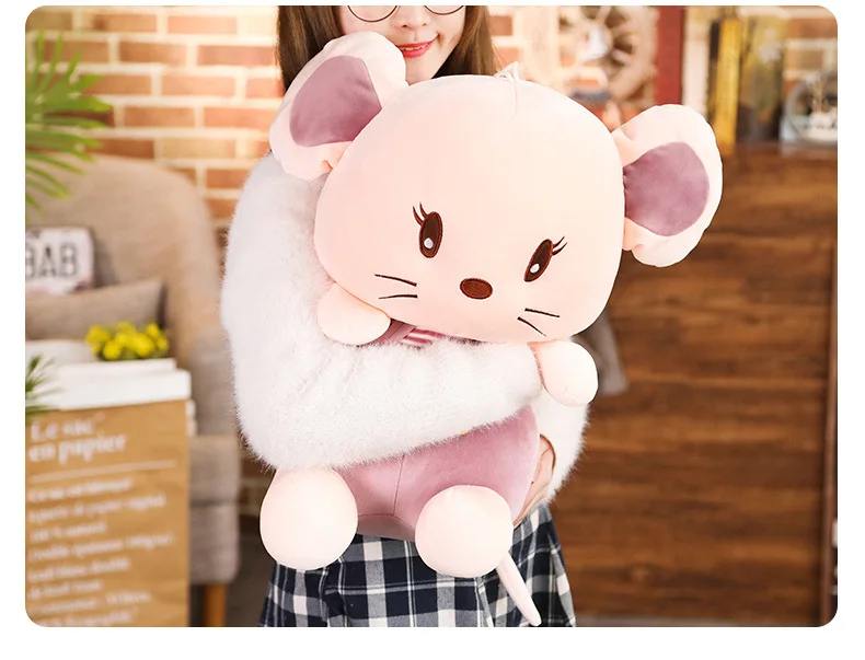 Новая креативная плюшевая мышь игрушка чучело игрушки Маленькая кукла мышка милая плюшевая кукла детская игрушка на день рождения подарки