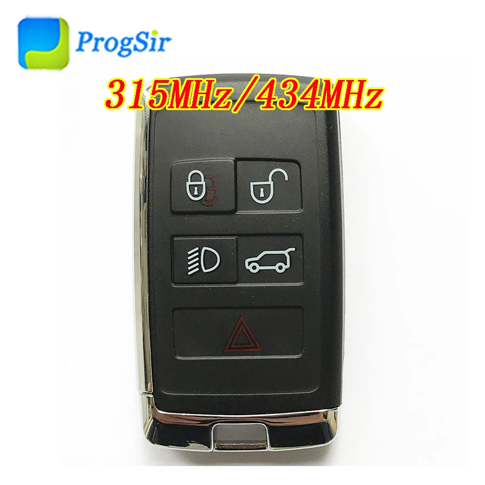 5 кнопок 434 МГц 315 МГц умный бесконтактный ключ дистанционного управления Go для Land Rover с чипом Hitag Pro ID49