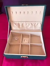 Joyero de terciopelo de doble capa, caja de almacenamiento de joyería europea de cuero de alta capacidad, soporte de joyería de gran espacio, caja de regalo