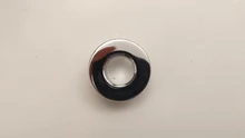 Sink Ceramic-Pots Overflow-Cover Chrome-Basin Round Plastic/copper-Insert 1pcs