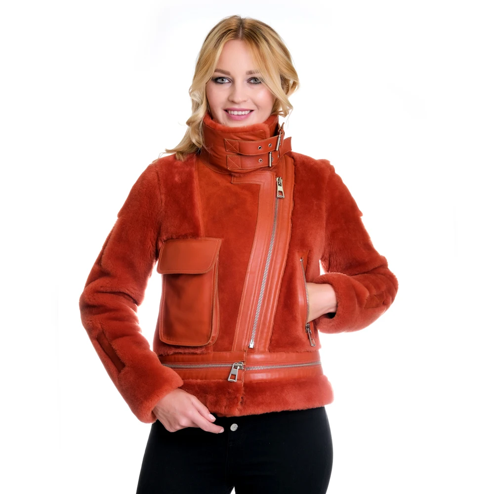 Zoramotti,Leather Jacket,Genuine Leather,Lambskin,Classic,quality,Natural Leather,Keeps,Warm