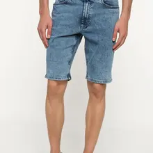 DeFacto мужские летние джинсовые шорты, мужские повседневные Прямые джинсовые шорты, мужской светильник, джинсовые Bermuda-I6165AZ18SM