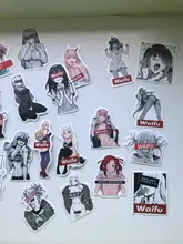 Pegatinas de Anime para maletas, portátiles, coches y camiones, juguetes de pegatinas impermeables, chica, Pinup, conejo, Waifu, 10/30/50 Uds., venta al por mayor