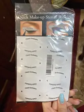 4 Hojas de maquillaje de ojos de plantillas delineador de ojos conformación de la plantilla para las cejas de sombra de ojos maquillaje plantilla herramienta estilo guía de dibujo
