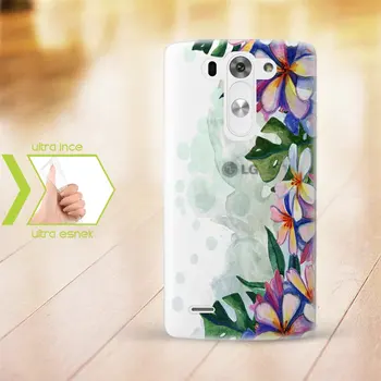 

Personalized LG G3 Slim Clear Silicone Phone Cover (Flower Temalı-7)