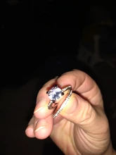 Modyle nuevo anillo de Color plata conjunto exquisito Bijoux moda cuadrado boda anillo de compromiso hecho con joyería de circonia cúbica