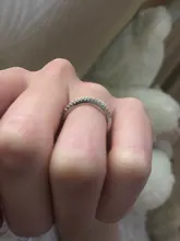 Huitan-Anillos finos minimalistas para mujer, sortija de boda brillante de circón cúbico, alta calidad, versátil, 2020