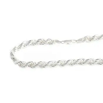 

Mino Silver Cm.6 Cord in Silver salomónico Sterling hollow de 50 Mm. A jewel that no passes from fashion perfect for mens and women