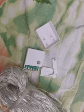 Light Curtain Led-Net Fairy-String Mesh Garden-Decoration Garland Outdoor Christmas-3x2m