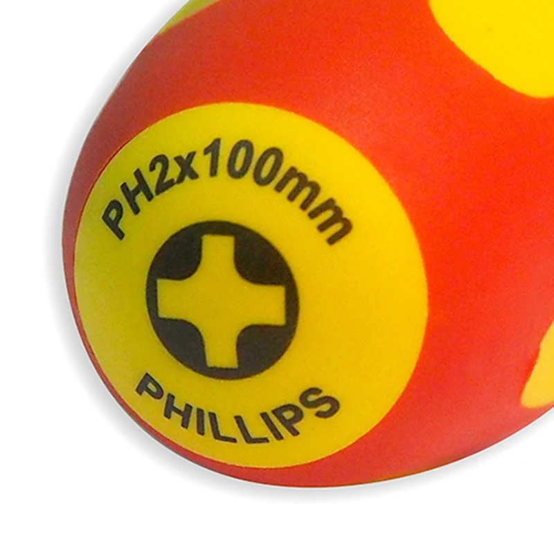 09320 Отвертка диэлектрическая Ph2х100 мм, SHTOK