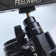 SmallRig-Mini cabeza de bola de Metal para vídeo, montura con zapata con tornillo de 1/4 pulgadas, soporte para cámara fr DSLR, Monitor de luz LED 2059, 2 uds.