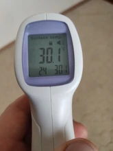 Termómetro Digital LED infrarrojo para niños y adultos, Sensor de temperatura sin contacto para la frente del bebé