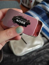 IMMETEE-CERA de jabón para cejas, con recortador, esponjoso, pluma, Gel de pomada para laminación de cejas, maquillaje, jabón para cejas, escultura para cejas