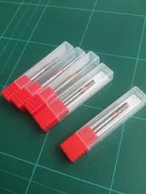 Kit de cortadora de fresado para perforar distintos materiales, conjunto de accesorios de máquina de mecanizado CNC de carburo recubierta de acero tungsteno y 4 flautas de 1, 2, 4 ,5, 6, 8, 10 y 12mm, modelo HRC55