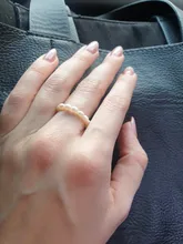 FFLACELL alta calidad Natural de agua dulce perla Multi-Cuentas anillo dedo joyería continuo círculo minimalista anillo de fiesta joyería