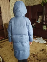 Down-Jacket SEMIR Winter Women Outwear Hooded Long New Waist for Fur-Collar Loose Young-Girl