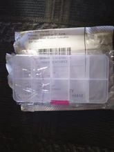 Caja de almacenamiento con bolsillos para señuelos de pesca, caja de 10 compartimentos para cebos de pesca, transparente, cuadrada