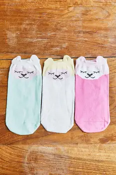 

Ola Women Multi Cat 3'lü Knitting Socks ÇRP-00000014
