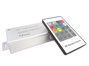 

RGB Controller RF Remote control Wireless Remote control unit with 20 keys for coil LED 12V-24V 12A