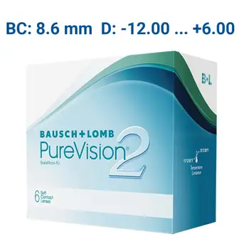 

PureVision 2 HD contact lenses (6 lenses)