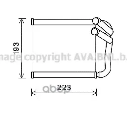 

Radiator heater Kia cee'd all 05/12-ava art. ka6270