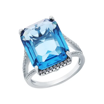 

Silver ring with sieve and cubic zirconium sunlight sample 925