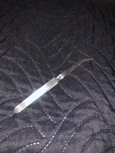 1pc pinzas de uñas artísticas de acero inoxidable acción cruzada pinzas multifuncional en forma de Clip de manicura curva alicate para uñas herramientas