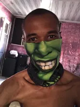 Diadema mágica sin costuras 3D para cara de payaso, Cráneo fantasma, cubierta de polaina para el cuello, Bandana de Halloween, protección UV, bufanda para motorista