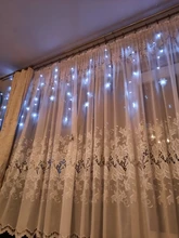 Led-String-Lights Christmas-Snowflakes Holiday Party Connectable Waterproof Wave