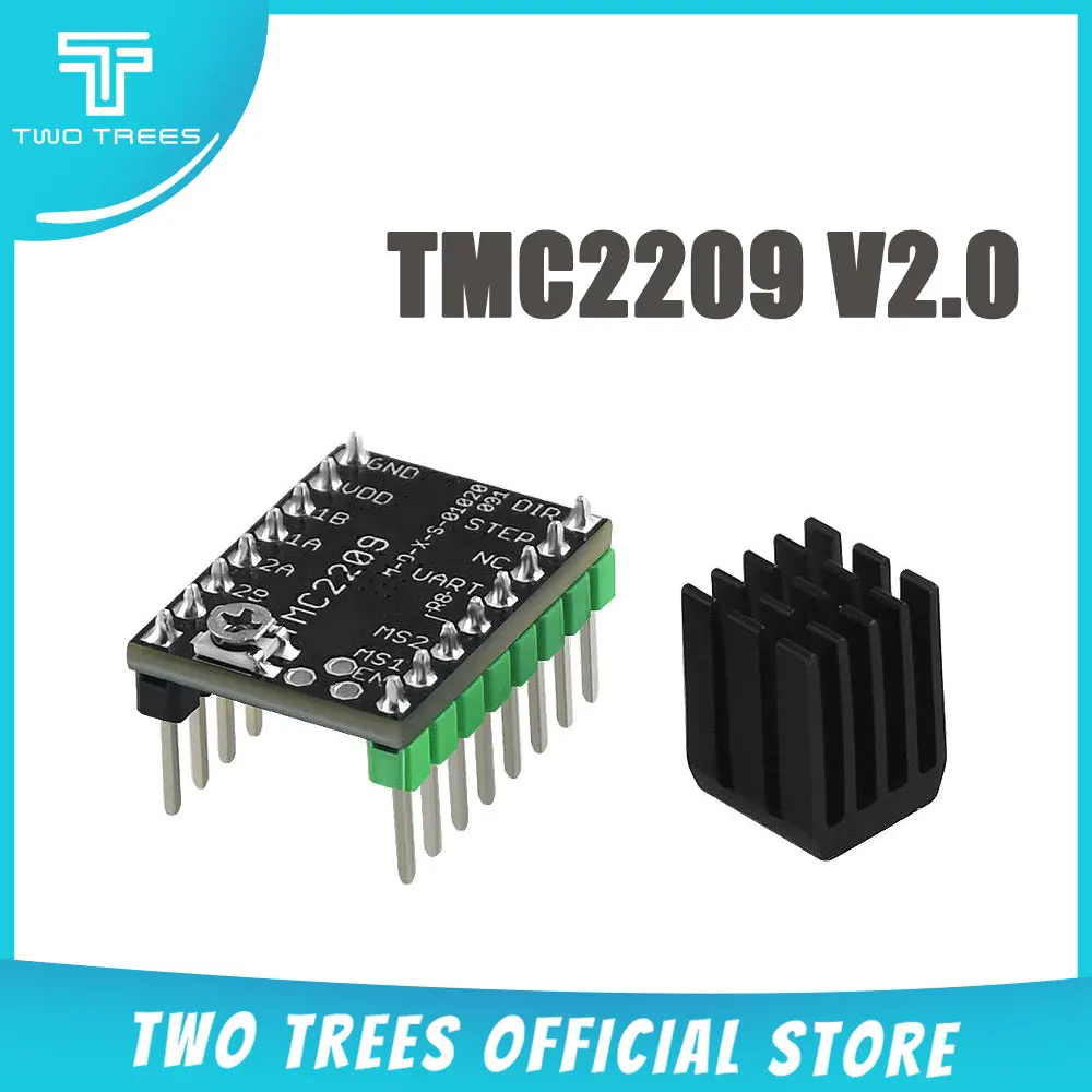 Драйвер шагового двигателя MKS TMC2209 V2.0 TMC2208 сверхтихий драйвер 2 5 А UART для Gen_L Robin Nano